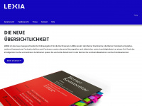 lexia.ch Webseite Vorschau