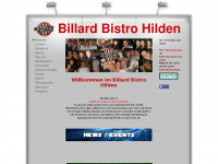 billardbistro-hilden.com Webseite Vorschau