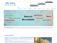 schule-205.de Webseite Vorschau