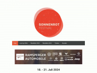 sonnenrot-festival.de Webseite Vorschau