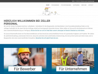 zeller-personal.at Webseite Vorschau