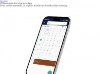agenda-app.com Webseite Vorschau