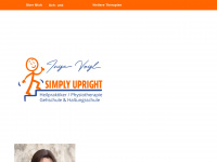 simplyupright.de Webseite Vorschau