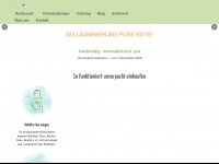 purenote.de Webseite Vorschau