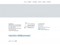 zahnarzt-rembs.de Webseite Vorschau