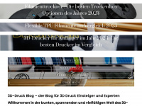 3d-druck.blog Webseite Vorschau