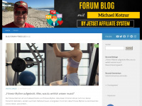 blog.forum-fitness.de Webseite Vorschau