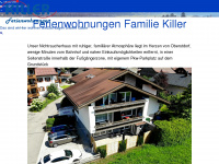 killer-fewo.de Webseite Vorschau