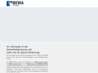 bewa-gruppe.com Webseite Vorschau