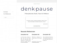 denk-pau-se.de Webseite Vorschau