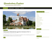 brandenburg-explorer.de Webseite Vorschau