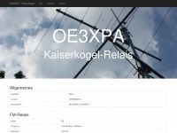 oe3xpa.at Webseite Vorschau
