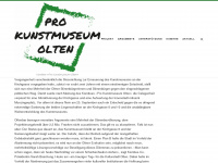 pro-kunstmuseum-olten.ch Webseite Vorschau