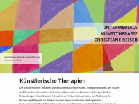 intermediale-kunsttherapie.net Webseite Vorschau