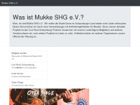 mukke-shg.de Webseite Vorschau