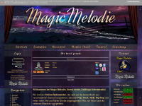 magicmelodie.com Webseite Vorschau