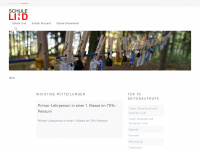 schule-lind.ch Webseite Vorschau