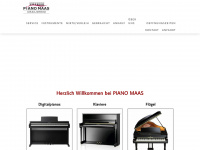 piano-maas.de Webseite Vorschau