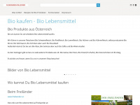 biokaufen.at Webseite Vorschau