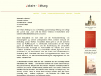 voltaire-stiftung.org Webseite Vorschau
