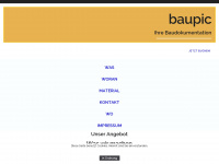 baupic.de Webseite Vorschau