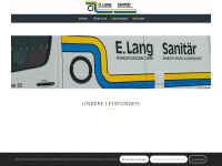 lang-sanitär.de Webseite Vorschau