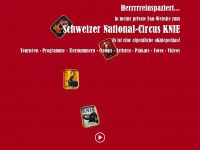 circus-knie-fan.ch Webseite Vorschau