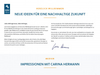 carina-hermann.de Webseite Vorschau