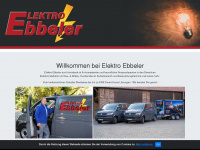 elektro-ebbeler.de Webseite Vorschau