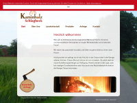 kaminholz-schlagheck.de Webseite Vorschau