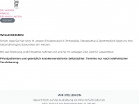 orthopaedie-haarzopf.de Webseite Vorschau