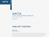 aeria.it Webseite Vorschau