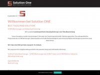 solution-one.at Webseite Vorschau