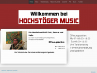 hochstoeger-music.at Webseite Vorschau