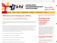kfd-balve.de Webseite Vorschau