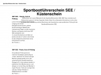 sportbootfuehrerschein-see.ch Webseite Vorschau