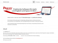 praso.ch Webseite Vorschau