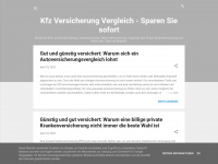 kfz-versicherungvergleich.blogspot.com Webseite Vorschau