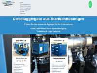 hydraulik-dieselaggregate.de Webseite Vorschau