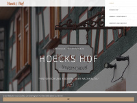 hoecks-hof.de Webseite Vorschau