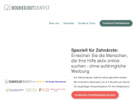 bookedoutdentist.de Webseite Vorschau