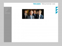 triade.ch Webseite Vorschau