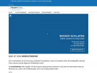 therapiedecken.ch Webseite Vorschau