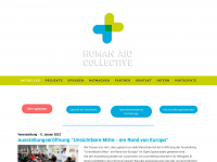 human-aid-collective.de Webseite Vorschau