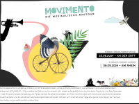 movimento-fahrradkonzert.de Webseite Vorschau