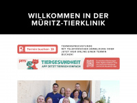 müritz-tierklinik.de Webseite Vorschau