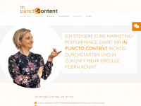 inpuncto-content.com Webseite Vorschau