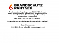 brandschutz-partner.at Webseite Vorschau