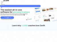 zenfit.io Webseite Vorschau