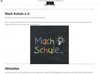 machschule.wordpress.com Webseite Vorschau